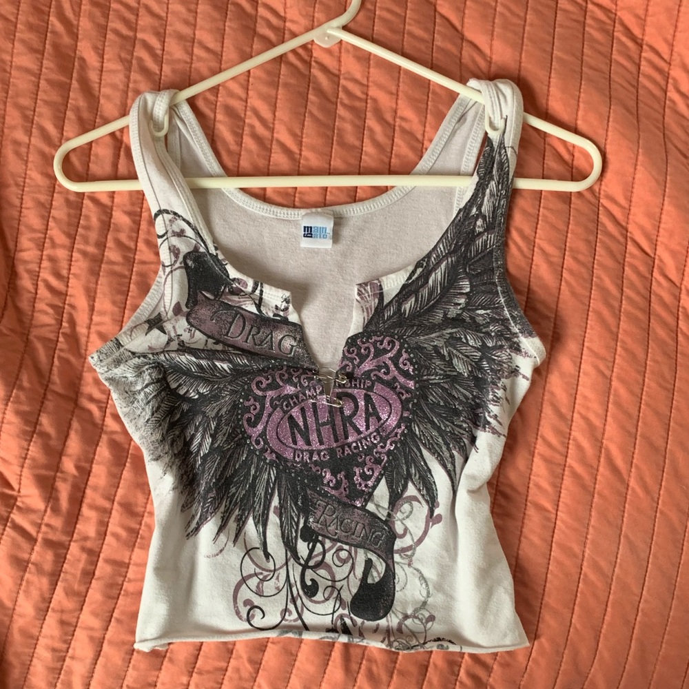 2000s graphic tank